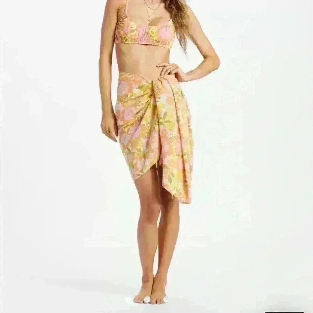 New Billabong So Right Sarong Wrap woman one size - Picture 3 of 6